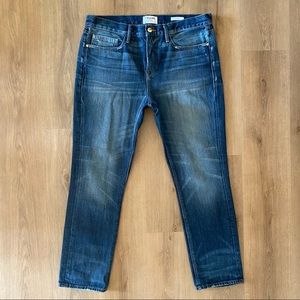 FRAME le boy high waist Larkin Jeans NWOT